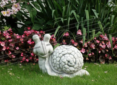 Garden decoration snail patio stone figures decoration